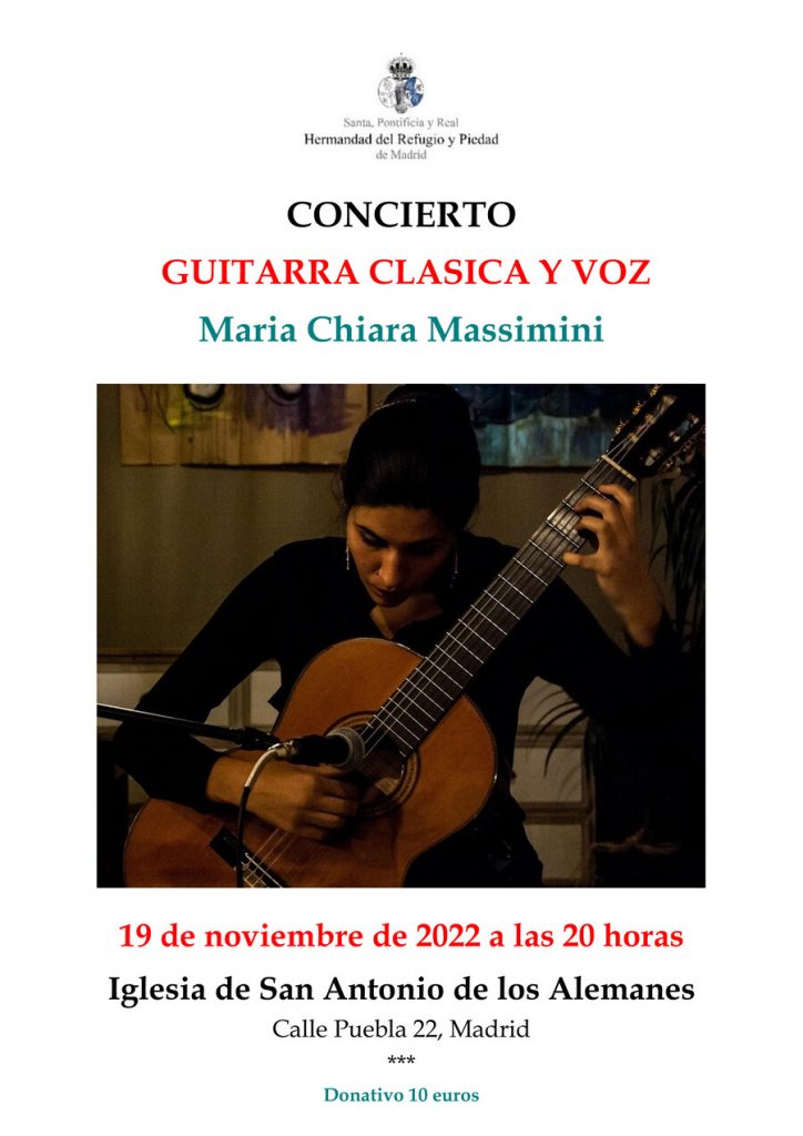 Cartel Guitarra Maria Chiara