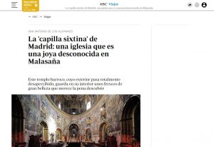 La 'capilla sixtina' de Madrid: una iglesia que es una joya desconocida en Malasaña